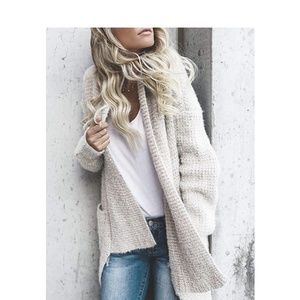 Plush Apricot Cardigan